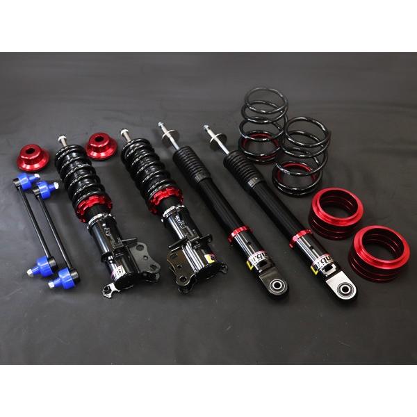 今日の超目玉 ラルグス全長調整式車高調スペックs クロスビーmn71s 取付セットアライメント込largus Spec S 車 高調整キットサスペンションキットコイルオーバー すぐったレディース福袋