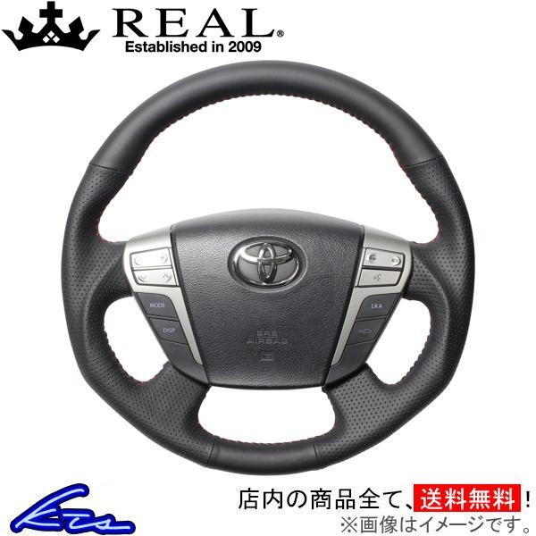 アルファード 20系 ステアリング レアル オリジナルシリーズ H20-LPB-RD REAL ラウンドシェイプ 純正同径 ガングリップ ALPHARD ハンドル