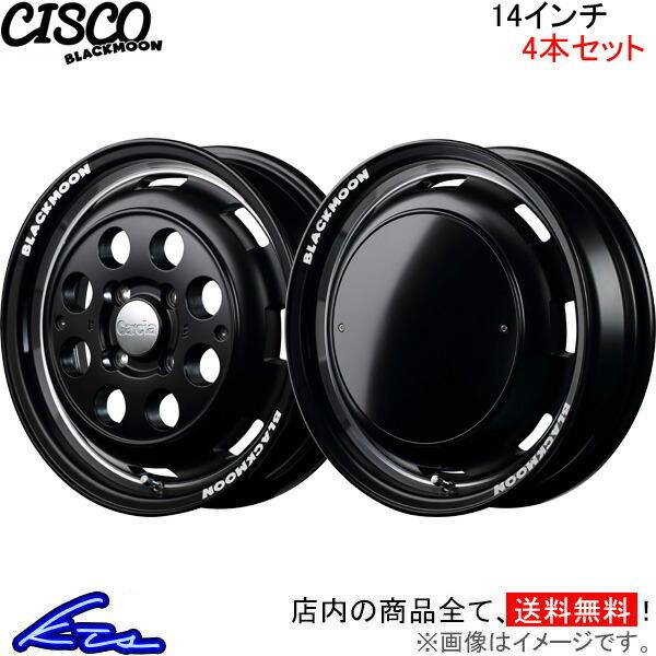 MID ガルシア シスコ ブラックムーン 4本セット ホイール フレアクロスオーバー【14×4.5J 4-100 INSET45】MR52S/MR92S Gar