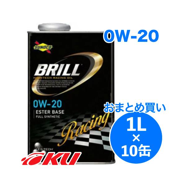 SUNOCO BRILL 0W-20 1L×10 GWIC XmR u 100%w NARzC K\GW [VOIC