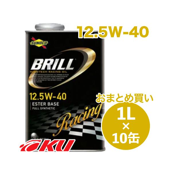 SUNOCO BRILL 12.5W-40 1L×10 GWIC XmR u 100%w NARzC ^[{ K\GW [VOIC