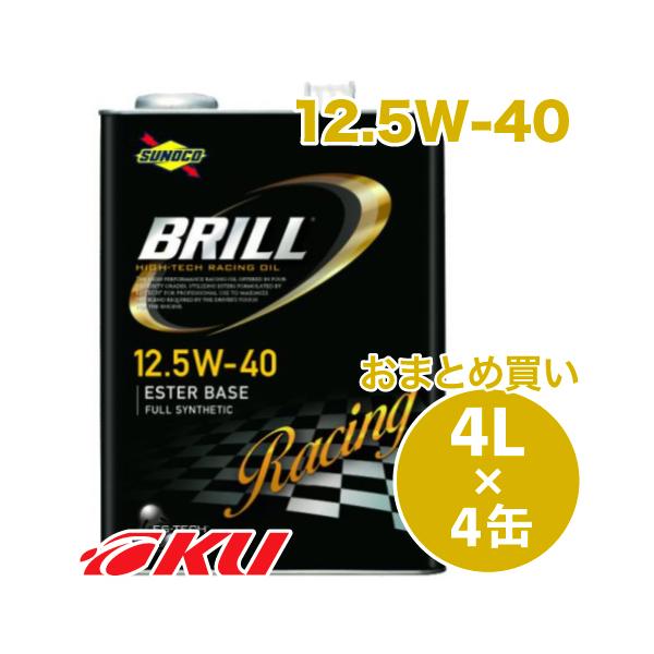 SUNOCO BRILL 12.5W-40 4L×4 GWIC XmR u 100%w NARzC ^[{ K\GW [VOIC