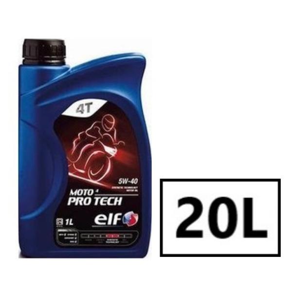 elf MOTO4 PRO TECH y5W-40 20L×1ʁz 4TCN IC Gt g4 vebN 2 oCN 4Xg[N Sw