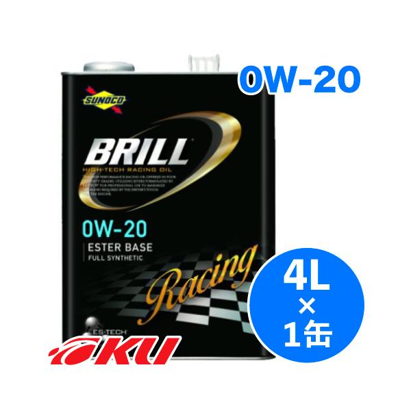 SUNOCO BRILL 0W-20 4L×1 GWIC XmR u 100%w NARzC K\GW [VOIC T[Lbg