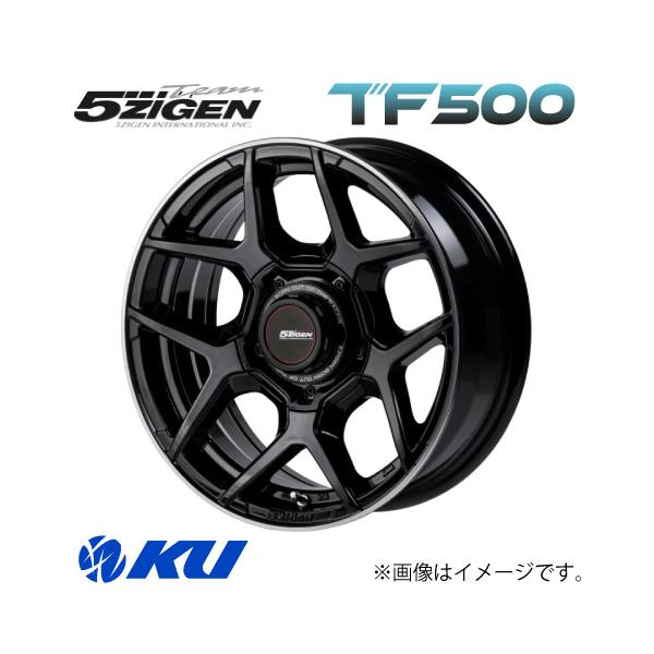 5ZIGEN 5ZIGEN TF500 XC-M size16inch×6.0J -5 5穴 PCD139.7 BLACK