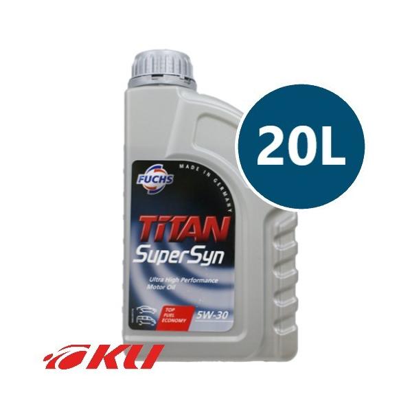 {Ki FUCHS TITAN SUPER SYN SAE 5W30  20L  ACEA A3/B4 API SL(CF) tbNX^C^X[p[V