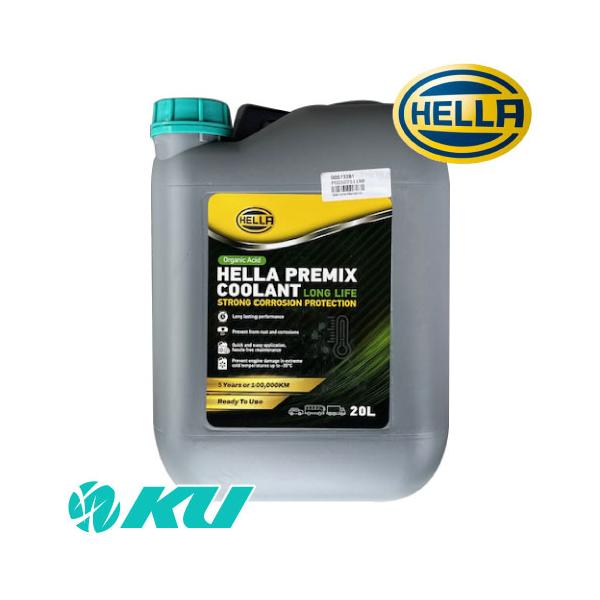 HELLA PREMIX COOLANT LONGLIFE グリーン 20L 品番: 8MX358124341 ASTM