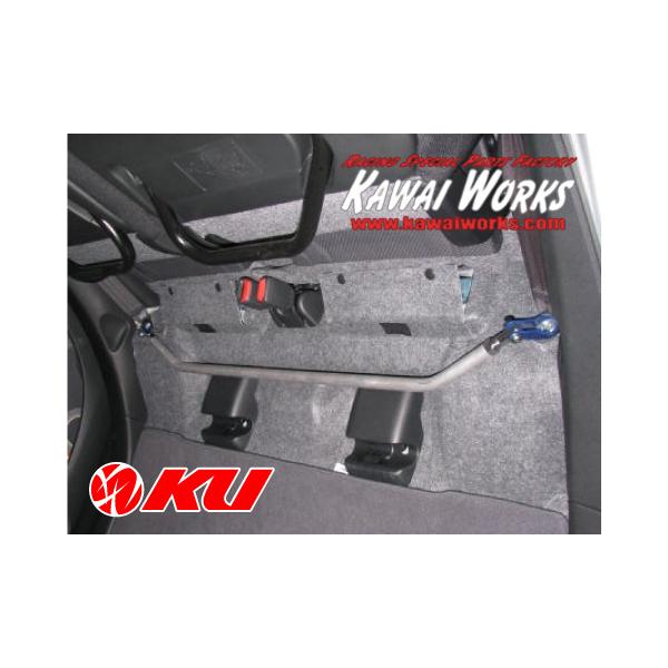 カワイ フィアット用 リヤモノコックバー KAWAI WORKS/カワイ製作所】 リヤモノコックバー フィアット