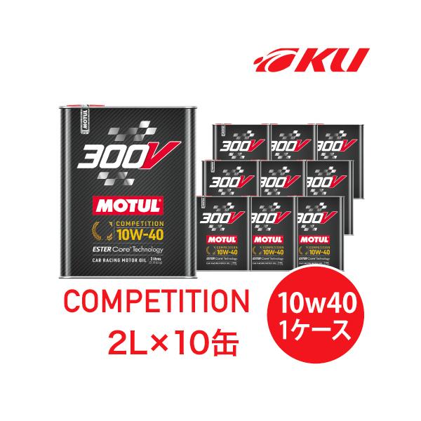 [Ki]NEW MOTUL 300V COMPETITION y10W-40 2L×10ʁz GWIC `[ RyeBV