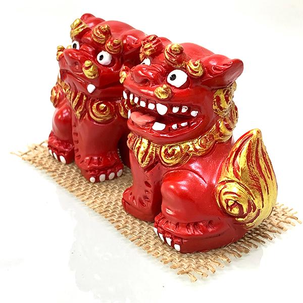 沖縄土産 シーサー 置物 ミニ 玄関 ペア 楽天シーサー