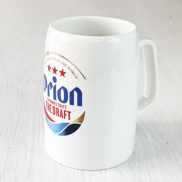 商品名：オリオンビール 陶器 ビアマグロゴ入り：Orion DRAFT BEER（オリオン ドラフトビール）素材：陶器重量：約290gサイズ：高さ：約13.5cm　口径：約7.0cm　底幅：約5.0cm商品説明：オリオンビール(株)との正規...