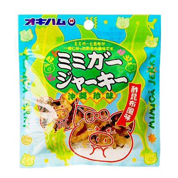 ミミガージャーキー酢昆布味
