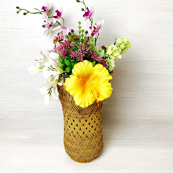 竹かご 篭 竹編み 花器 伝統 工芸品 竹花篭 格子花かご 花瓶 竹かご 篭 竹編み 花器 伝統 工芸品 竹花篭 格子花かご 花瓶