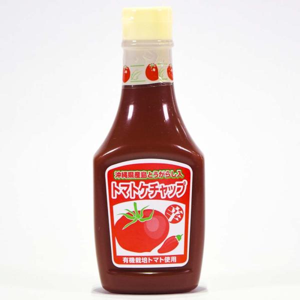 商品名：島とうがらし入 トマトケチャップ内容量：300g賞味期限：製造日より540日保存方法：直射日光を避け、常温で保存してください(未開封時)。開封後は、冷蔵庫に保存してください。販売元：くば笠屋（クバガサヤ/くばがさや）
