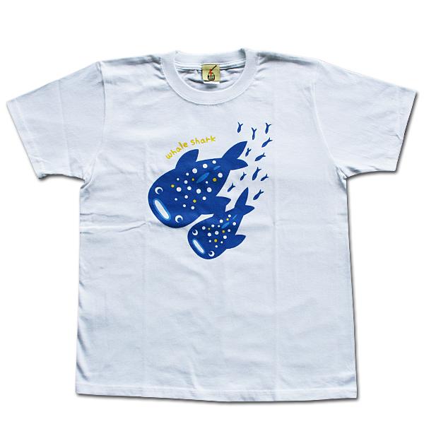 沖縄 Tシャツ 親子お揃い メンズ レディース ペア お土産 半袖 綿100% コットン JAM MARKET Whale Shark