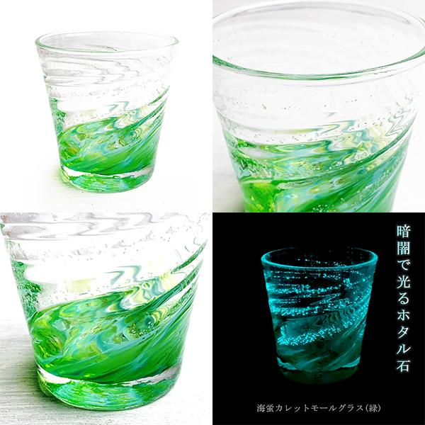 ロックグラス ウイスキーグラス 焼酎 ギフト 琉球ガラス グラス ホタル 