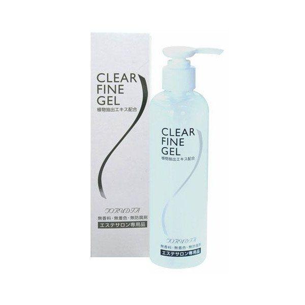 話題のエステサロン専用ピーリングジェル！製品特長エステサロンで話題の「クリアファインジェル」。角栓や毛穴の黒ずみ、メラニンなどを含む古い角質をやさしく取り除き、くすみのないクリアな素肌へしてくれます。