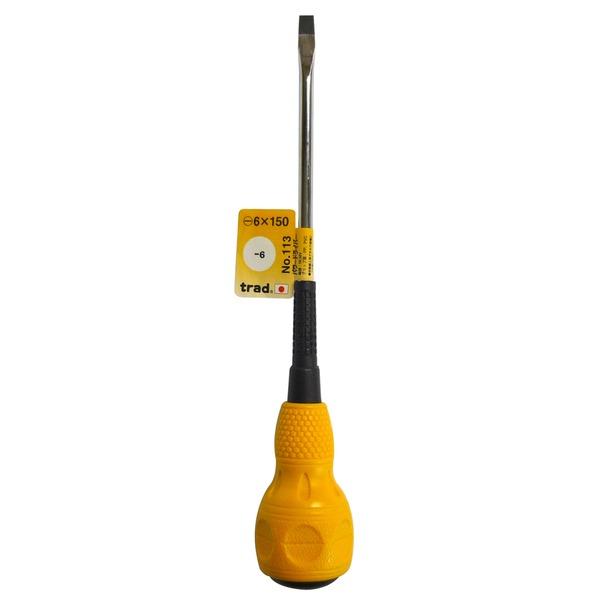 まとめ)TRAD パワードライバー/作業工具 〔-6×150〕 日本製 NO まとめ)TRAD パワードライバー/作業工具 〔-6×150〕 日本製 NO