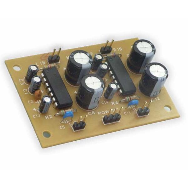 ※在庫が店舗販売と共有の為、タイミングにより在庫数の更新が間に合わない場合がございます。パワーアンプIC「LM380」を2個搭載したステレオパワーアンプの完成基板です。最大出力は2.4W+2.4W(4Ω時)、携帯用オーディオの外付けアンプと...