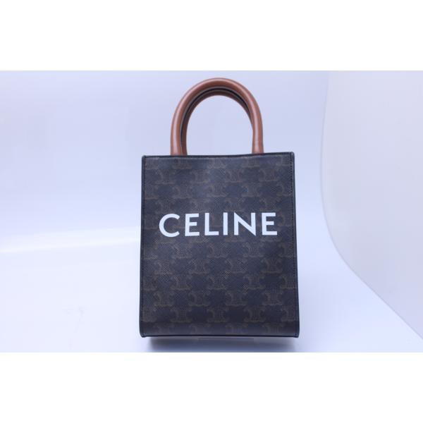 CELINE（セリーヌ） ミニバーティカル カバ トリオンフ キャンバス