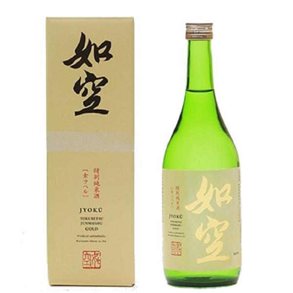 【青森の清酒】如空 特別純米酒 金ラベル 720ml　箱付