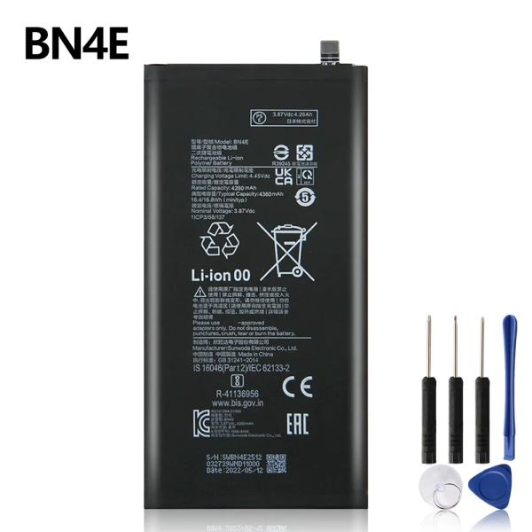 純正同等 Xiaomi Pad 5 対応 BN4E 21051182G 電池パック 交換用 バッテリー 修理工具付き