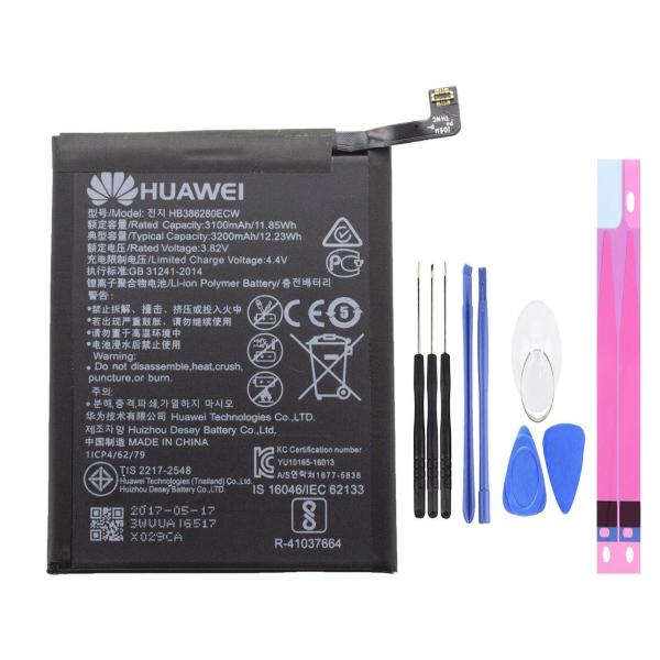 純正同等 HUAWEI honor9 バッテリー HB386280ECW STF-L09 電池パック 交換用 バッテリー 修理工具付き