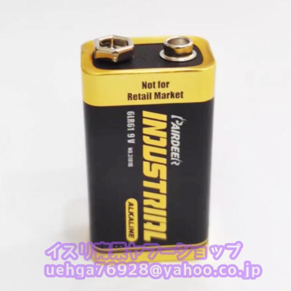 新品 PAIRDEER 6LR61 9V 500mAh 1604A 無水銀 アルカリ乾電池 交換用 非充電式バッテリー【不良保証】
