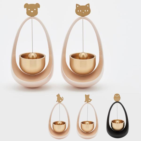 まわりん・いぬハート ねこハート ふくろう いぬフェイス ねこフェイス 優凛 仏具 おりん 国産 山口久乗