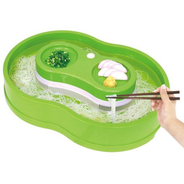 家庭用 ファミリーくるくる流しそうめん 薬味入れ付