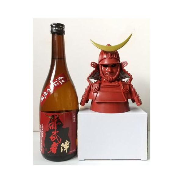 赤武者 陣 紅はるか25度 720ml・兜【合計1本と1個】-K1800