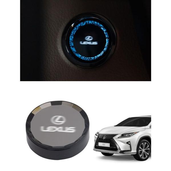 Haoshilianfa LS GS IS HS RX レクサス に適用 クリスタル表面処理 エンジン スタートカバー スタートボタンカバー