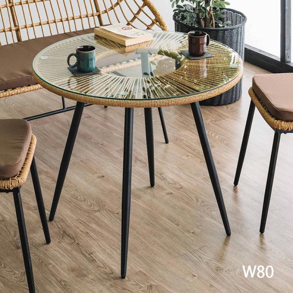 カフェテーブル ダイニングテーブル 丸 直径80cm 丸テーブル おしゃれ