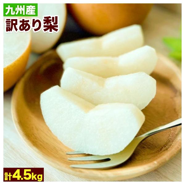 梨 訳あり 箱込約5kg【内容量4kg+不良果補償分500g】九州産 送料