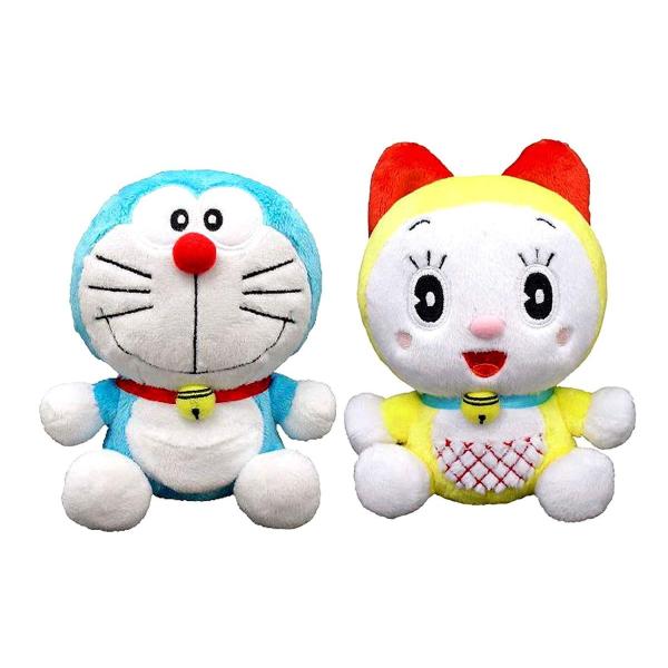 セキグチ ドラえもん＆ドラミちゃん(S) ぬいぐるみ 2種セット 高さ16cm