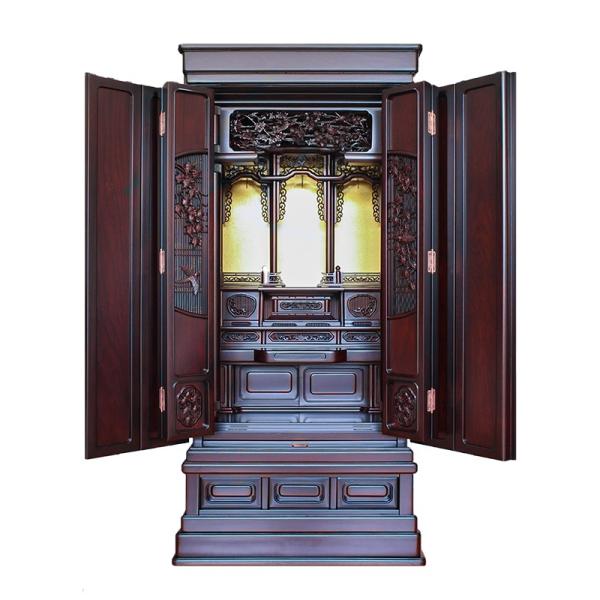 仏壇 唐木仏壇 別台 仏壇 紫檀二法練 別台 紫檀二法練 慈しみ18号 熊野古道仏壇センター