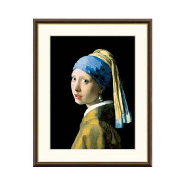 絵画 名画 巧芸画 アート額縁 額絵 洋画 真珠の耳飾りの少女 F6号 フェルメール