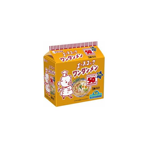 エースコック ワンタンメン 5食パック