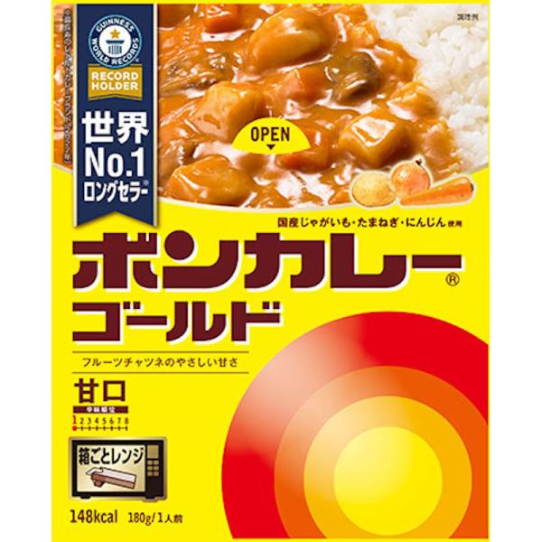 大塚食品 ボンカレーゴールド 甘口 180g