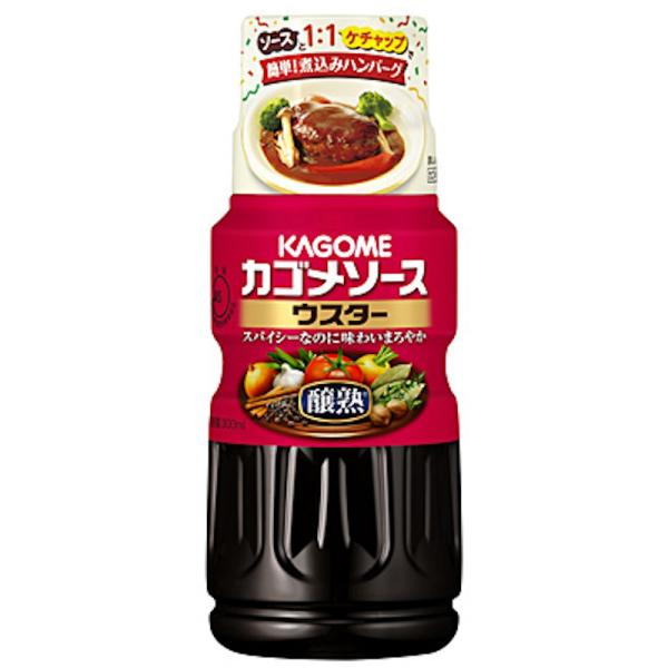 ●カゴメ独自の「醸熟」製法により、スパイシーなのに味わいまろやかに仕上げた、さらりとしたタイプのソースです。●揚げ物をさっぱりいただけるのはもちろん、炒め物等の調理や料理の隠し味としてお使いいただけます。名称：ウスターソース原材料：野菜・果...
