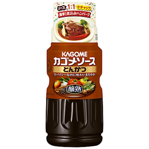 ●カゴメ独自の「醸熟」製法により、スパイシーなのに味わいまろやかに仕上げたソースです。●揚げ物をさっぱりいただけるのはもちろん、炒め物等の調理や料理の隠し味としてお使いいただけます。名称：濃厚ソース原材料：野菜・果実(トマト、にんじん、たま...