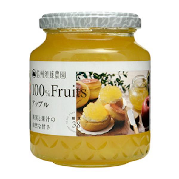 スドー 信州須藤 100％フルーツ アップル 340g×6個