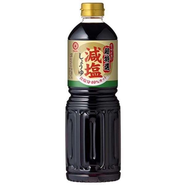 【盛田】マルキン 超特選 減塩しょうゆ 1L×12本 ZTH