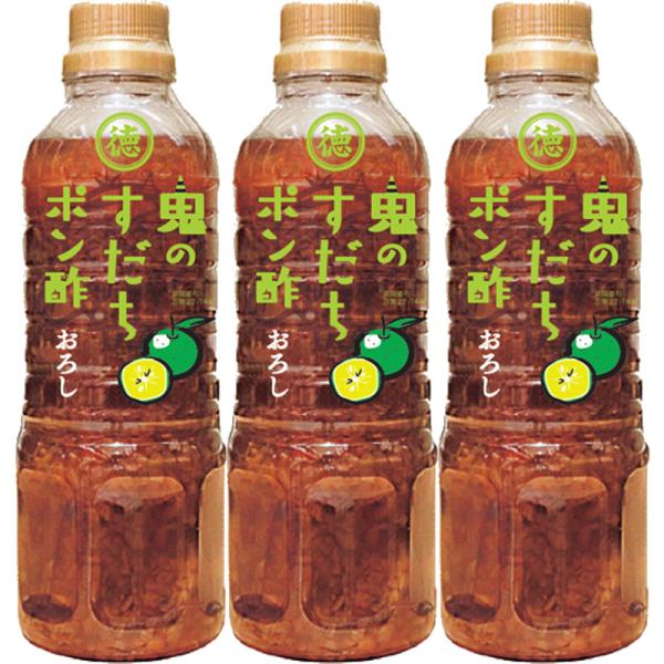 ●鬼シリーズ第2弾！●徳島産すだちを鬼のように使用し、国産大根おろしと合わせたおろしポン酢です。原材料：しょうゆ(国内製造)、すだち果汁、醸造酢、砂糖、かつお節エキス、玉ねぎ酢漬け、昆布だし、大根、食塩、昆布、かつお削り節、寒天、発酵調味料...