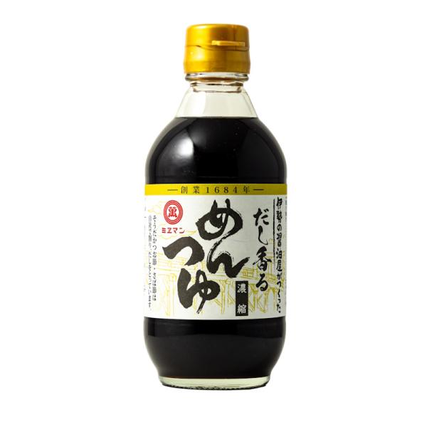 ミエマン だし香る めんつゆ 300ml 12本 ZHT