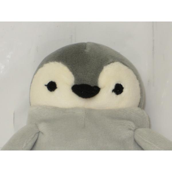 ぬいぐるみ ペンギン シナダ もちぺん子グレーmini : ぬいぐるみのくま