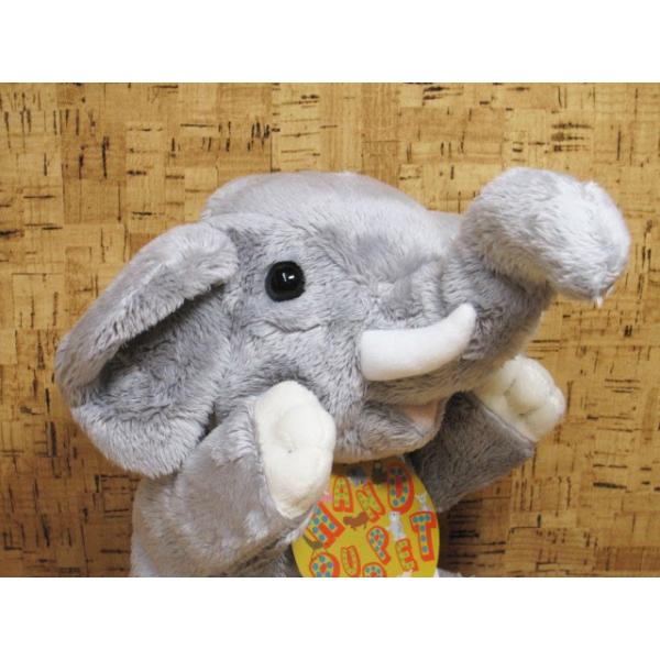 ぬいぐるみ 象 TAKEOFF(テイクオフ)ハンドパペット ゾウ : ぬいぐるみ