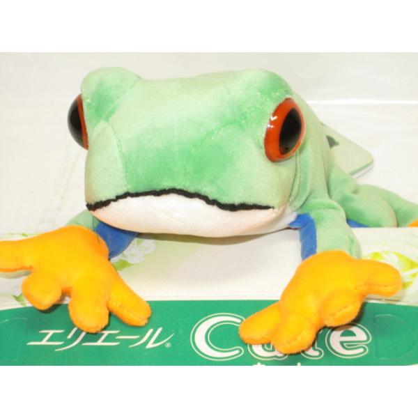 カエルのぬいぐるみ TAKEOFF ANIMANIA アカメアマガエル S