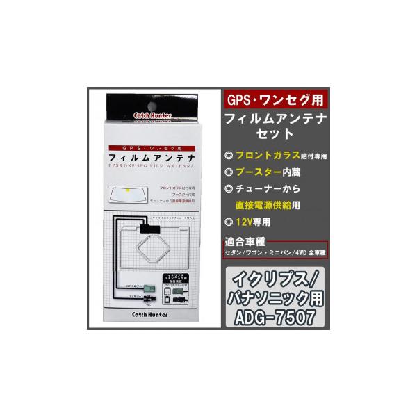 GPS・ワンセグ用フィルムアンテナセット イクリプス/パナソニック用