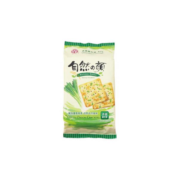 フジフードサービス 台湾 自然の顔 葱クラッカー・オリジナル 80g 24袋